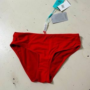 Red bikini bottoms